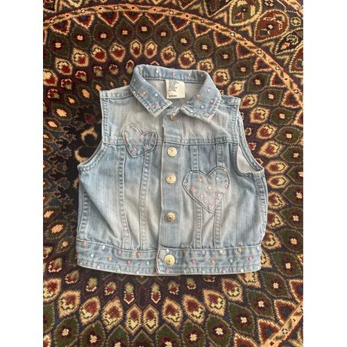 Veste En Jean Sans Manche