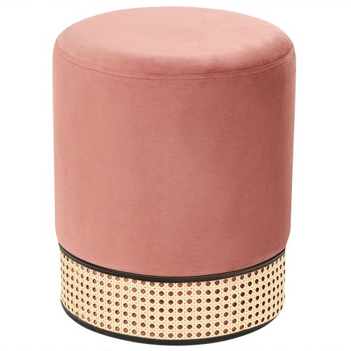 Pouf Yankton Rose Velours