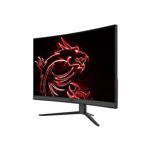 MSI G24C4 E2 - Écran LED - jeux - incurvé - 24" (23.6" visualisable) - 1920 x 1080 Full HD (1080p) @ 170 Hz - VA - 250 cd/m² - 3000:1 - 1 ms - 2xHDMI, DisplayPort - noir