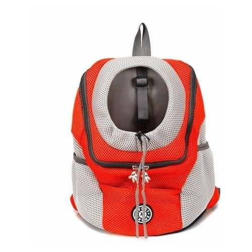 Sac À Dos Pour Chien, Transporteur Pour Animaux De Compagnie Portable Et Confortable, Sac De Transport Pour Animaux De Compagnie Pour Le Vélo, La Randonnée, Les Voyages, Le Shopping (M, Rouge),, Ensol