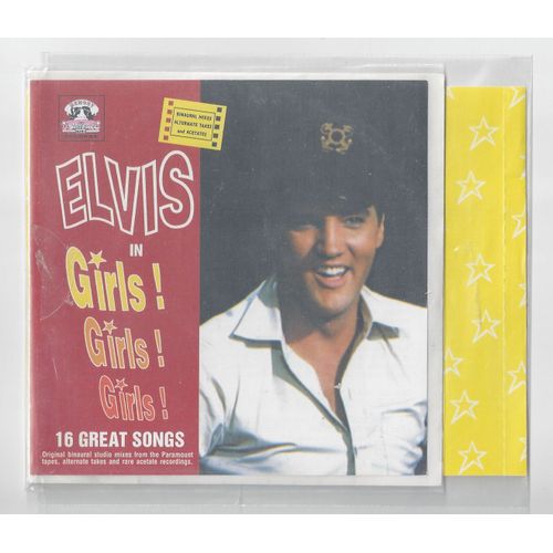 Elvis Presley In Girls Girls Girls Studio Outtakes Radio Recorders Hollywood 26-28-29 Mars 1962 Disc Original Picture 40 Tracks Soundboard Recording Ed Lim 500 Ex Neuf Pochette Plastique Scellée Rare