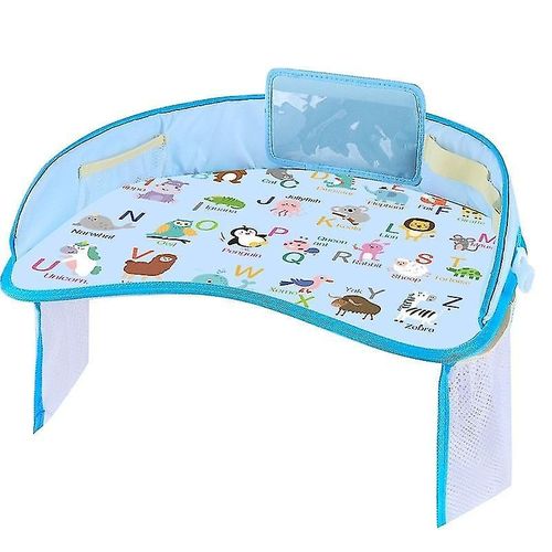 Siège De Voiture Plateau De Voyage Siège De Sécurité Table De Jeu Organisateur Stockage Collations Jouets Porte-Gobelet Étanche Pour Bébé Enfants Enfants Poussette Typec 9