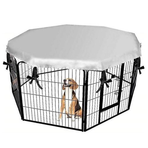 Couverture Supérieure En Tissu Pour Parc Pour Animaux De Compagnie, Imperméable, Convient À Toutes Les Caisses De Chenil De 24 Pouces