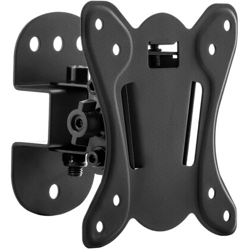 Universal TV & Screen Wall Mount from 13 to 27 Inches (33 cm-69 cm)-Up to 20 kg & VESA 100 x 100 mm-Tilt + Swivel-Wall Distance 75 mm Only