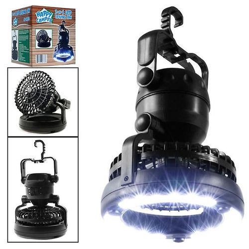 Lanterne De Camping Led Portable Avec Ventilateur De Plafond ? Kit De Survie D'urgence En Cas D'ouragan