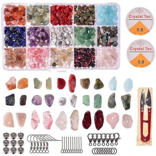 Perles De Gravier Irrégulières, Pierres Précieuses Pour La Fabrication De Bracelets, Colliers, Bijoux, Bagues
