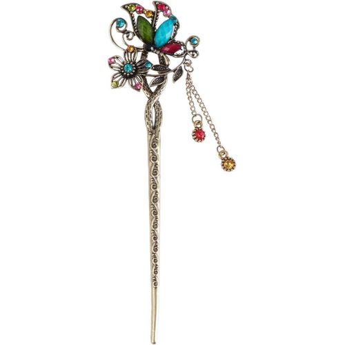 Broche À Cheveux Papillon En Strass Pour Femme Fille
