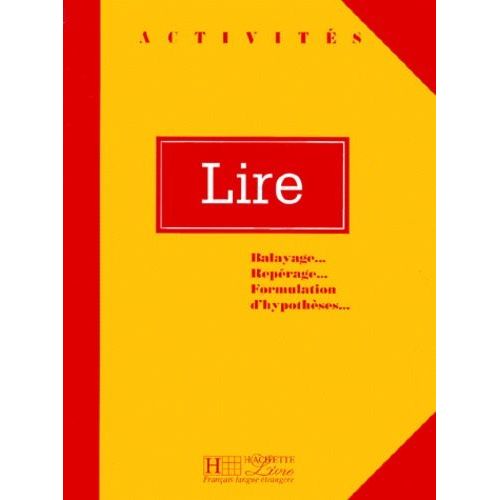 Activites Lire Livre De L'eleve