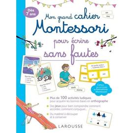 Mon Grand Cahier Montessori Pour Écrire Sans Fautes