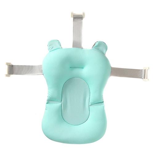 Coussin De Baignoire Pliable Pour Bébé, Douche De Sécurité Pour Bébé, Coussin Antidérapant, Tapis En Filet En Plastique Vert