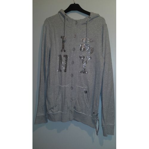 Gilet Femme Taille L "Le Temps Des Cerises"