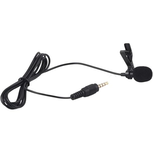 Microphone pour Enregistrement, Microphone Lavalier Mini Microphone à Condensateur pour Vlogging, Enregistrement Vidéo