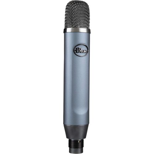 Blue Microphones Ember, Micro XLR Électrostatique pour l`Enregistrement, le Podcasting et le Streaming, Micro Gaming, Capsule Cardioïde et Support de Montage sur Pied de Micro - Noir