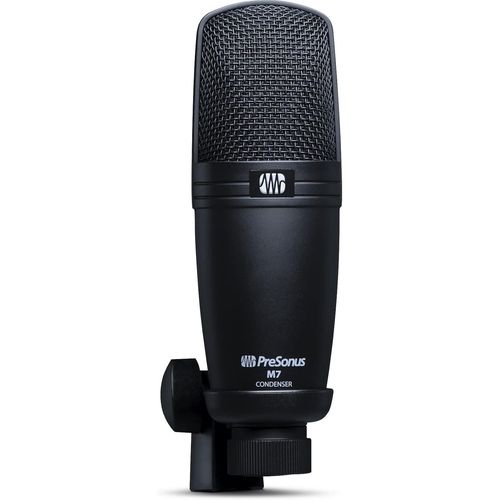 M7, Microphone à Condensateur Cardioïde pour Enregistrement, Podcasting et Diffusion avec Support, Câble XLR, Étui de Transport