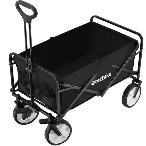 Chariot pliable LEON avec freins, capacité de charge 80kg - noir