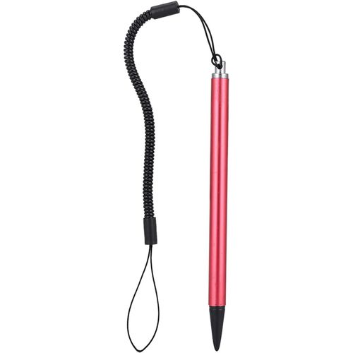 Stylet Résistif, Stylet D'entrée Pour Écran Tactile, Stylet Avec Câble À Ressort, Pour Pos, Pda, Pc Industriel, Navigateur De Voiture, Pas Pour Les Téléphones 3g Actuels, Tablettes(Rouge)