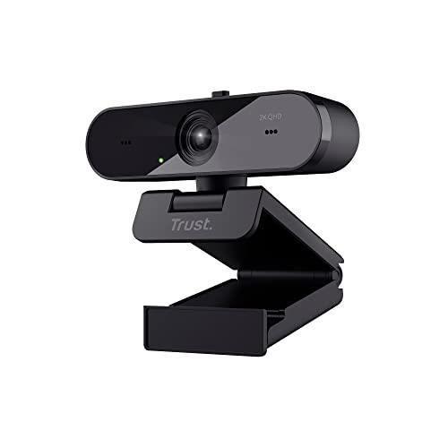 TRUST TAXON WEBCAM 2K QHD, 85% PLASTIQUE RECYCLé, 2560X1440P, FILTRE D