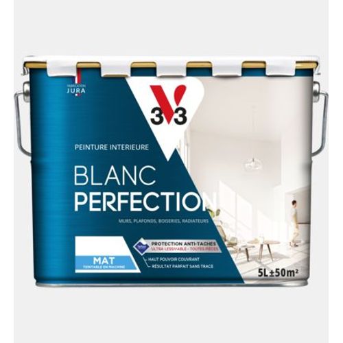 Peinture Blanc Perfection Mat Pot 5l