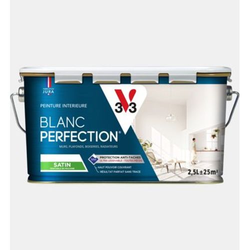 Peinture Blanc Perfection Satin Pot 2.5l