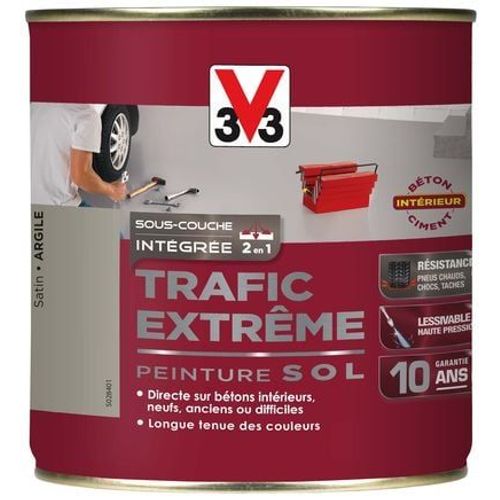 Peinture sol Trafic Extrême satin argile 0.5 L