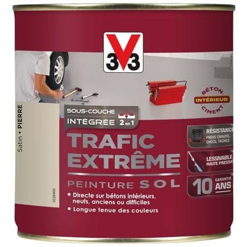 Peinture sol int?rieur Trafic Extr?me V33 pierre satin? 0 5L