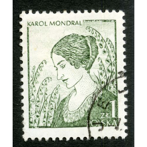 Timbre Oblitéré Polska, Karol Mondral, Zl 1