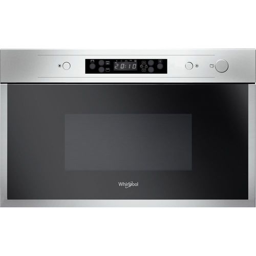 Whirlpool AMW 442-IX Intégré 22L 750W Acier inoxydable micro-onde - Micro-ondes (Intégré, 22 L, 750 W, Acier inoxydable, 700 W, 25 c