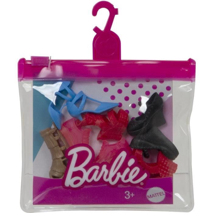 55 accessoires de poupée Barbie chaussures valise sac à dos