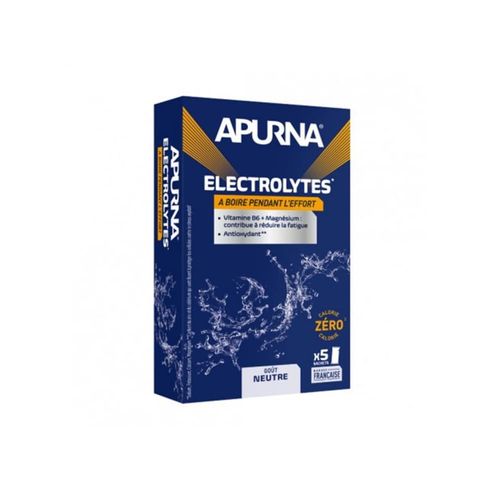 Boîte Electrolytes (5x8g)|Neutre| Électrolytes Et Hydratation|Apurna Nutrition 