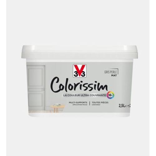 Peinture multi-supports Mat Gris perle Pot 2.5l