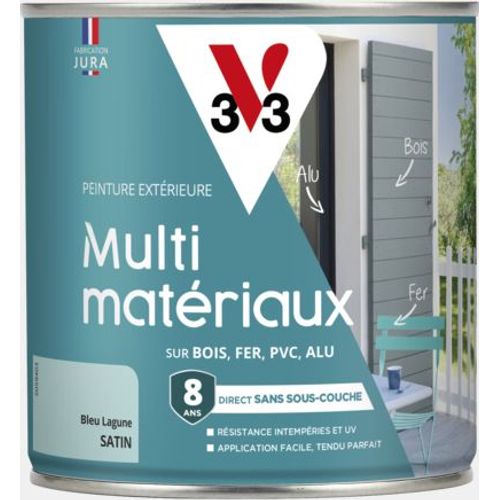 Peinture multi-matériaux DP bleu lagune 1.5 L