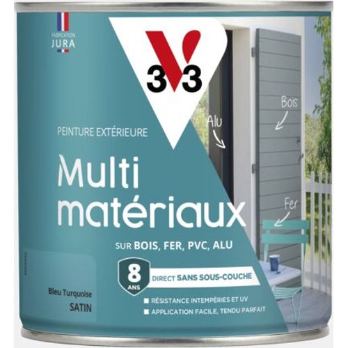 Peinture multi-matériaux DP bleu turquoise 0.5 L