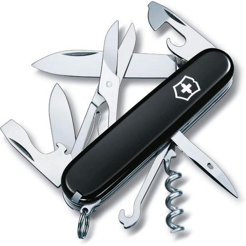 Couteau De Poche Grimpeur (14 Fonctions, Lame, Ciseaux, Tire-Bouchon)