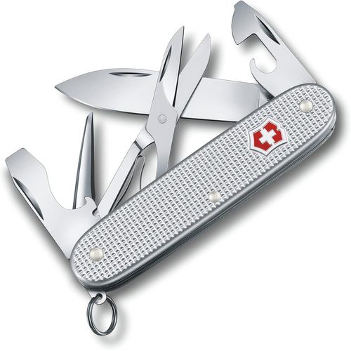 Pioneer X Alox Couteau De Poche Suisse, Léger, Multitool, 9 Fonctions, Lame, Ouvre Boite