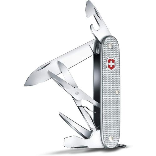 Pioneer X Alox Couteau De Poche Suisse, Léger, Multitool, 9 Fonctions, Lame, Ouvre Boite