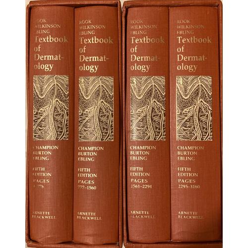 Textbook Of Dermatology. Fifth Edition. In Four Volumes Subsequent Edition By R. H. Champion (Editor), J. L. Burton (Editor), F. J. G. Ebling (Editor)