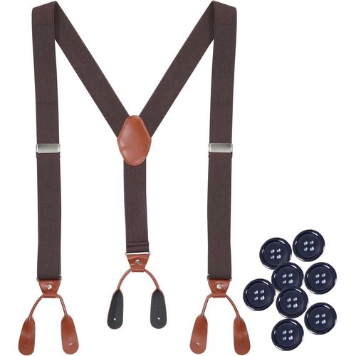 Men's Braces Wide 3.5 Cm U2013 Adjustable Vintage Suspenders With 8 Brown Faux Leather Buttons For Men Work""},""Additionalweblabs"":""{""Pax_Checkout_Buy_Now_Gc_Tango_1121297"":"".[M472]