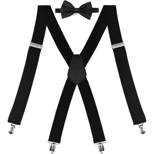 Bretelles Homme En Forme De X Réglable 4 Clips