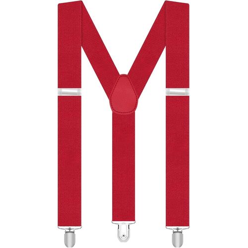 Men's Braces,Adjustable Y-Type Suspenders,Men's Wide Strap With 3 Clips,Men's Wide Strap,One Size,Suitable For Both Men And Women