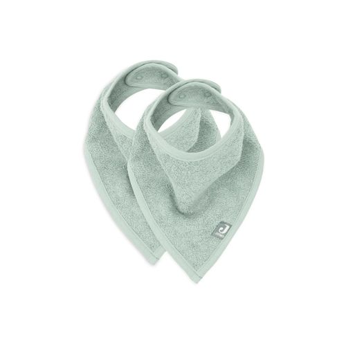 Lot De 2 Bavoirs Bandana Éponge Ash Green - Jollein