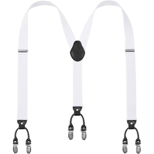 Men Suspenders Suspenders For Men 6 Buckles Y Back Striped Heavy Duty Durable Elastic Adjustable Braces Strong Metal Clips Gift Wrapping""},""Additionalweblabs"".[M642]
