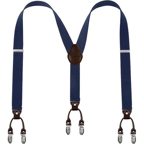 Men Suspenders Suspenders For Men 6 Buckles Y Back Striped Heavy Duty Durable Elastic Adjustable Braces Strong Metal Clips Gift Wrapping""},""Additionalweblabs"".[M635]