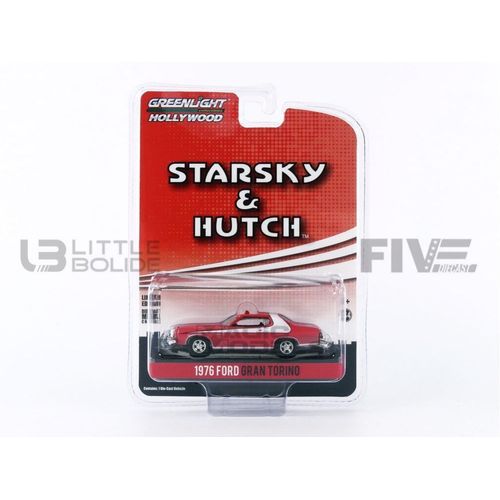 Greenlight Collectibles 1/64 44855f Ford Gran Torino Dirty Version Starsky Et Hutch - 1976 Diecast Modelcar-Greenlight