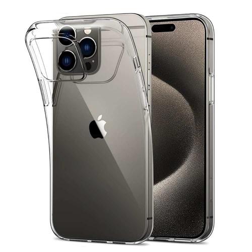 Coque Silicone Souple Transparente Pour Iphone 15 Pro Max - Toproduits®