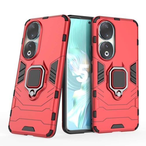 Coque Pour Huawei Honor 90 5g - Housse Etui Rigide Anti Choc + Verre Trempe - Rouge