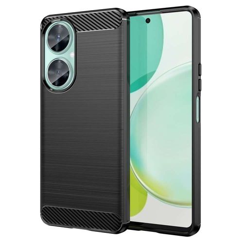 Coque Pour Huawei Nova 11i - Housse Etui Silicone Gel Carbone + Verre Trempe - Noir