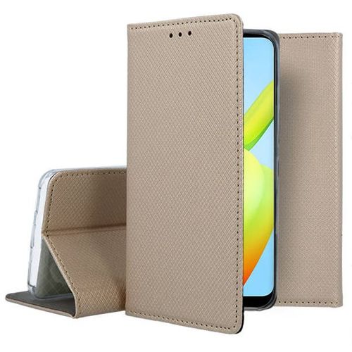 Housse Pour Xiaomi Redmi A1 / A2 - Etui Coque Pochette Portefeuille + Film Ecran - Or Magnet