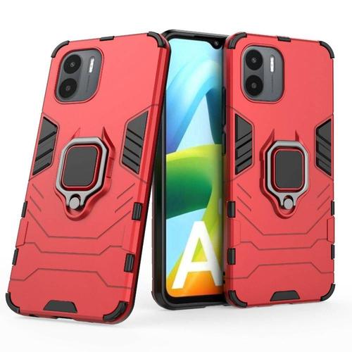 Coque Pour Xiaomi Redmi A1 / A2 - Housse Etui Rigide Anti Choc + Film Ecran - Rouge