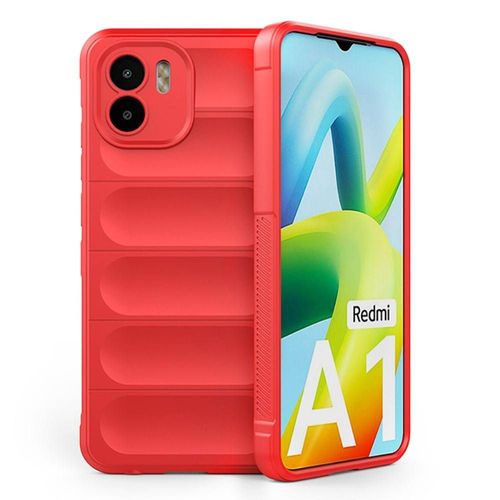 Coque Pour Xiaomi Xiaomi Redmi A1 / A2 - Housse Etui Silicone Gel Fine + Film Ecran - Rouge