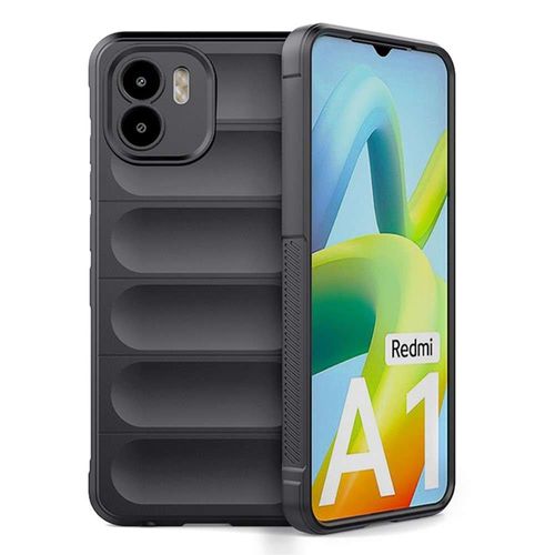 Coque Pour Xiaomi Xiaomi Redmi A1 / A2 - Housse Etui Silicone Gel Fine + Verre Trempe - Noir 3d